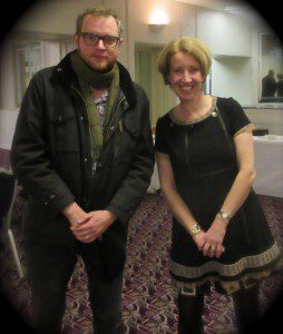 Miles Jupp and Sandra Lambert