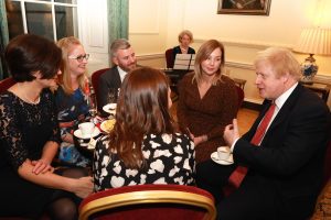 Playing for Boris Johnson at No. 10 Downing Street